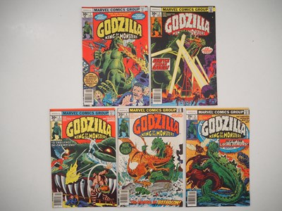 Lot 26 - GODZILLA #1-5 (5 in Lot) - (1977 - MARVEL) -...