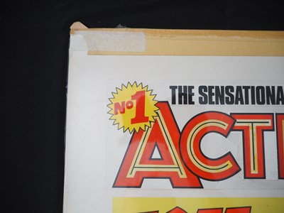 Lot 87 - ACTION #1 ORIGINAL COVER ART - On its 50th...
