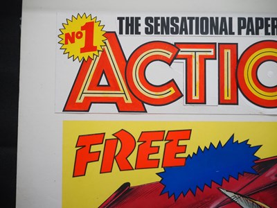 Lot 87 - ACTION #1 ORIGINAL COVER ART - On its 50th...
