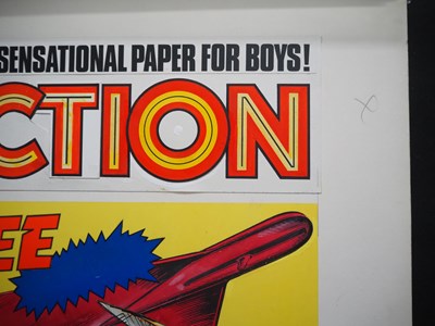 Lot 87 - ACTION #1 ORIGINAL COVER ART - On its 50th...