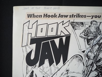 Lot 88 - ORIGINAL HOOKJAW SPLASH-PAGE ART FROM ACTION...