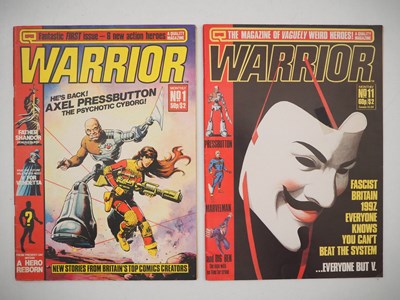 Lot 98 - WARRIOR MAGAZINE #1 & 11 (2 in Lot) - (1982/83...