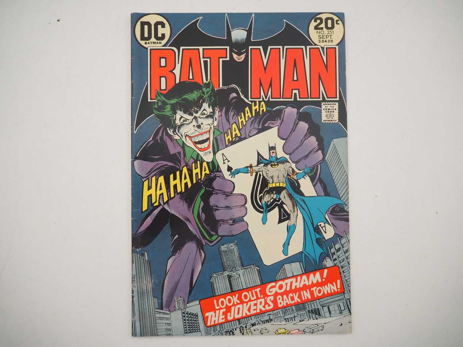Lot 108 - BATMAN #251 (1973 - DC) - Classic Joker cover...