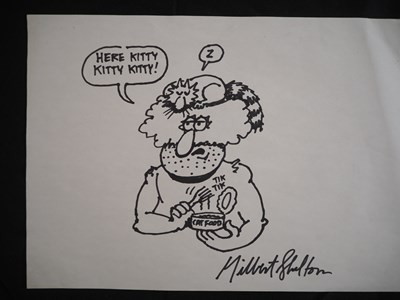 Lot 170 - GILBERT SHELTON ORIGINAL SKETCH ART (2006) -...