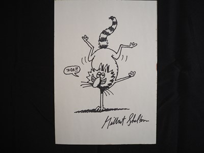 Lot 170 - GILBERT SHELTON ORIGINAL SKETCH ART (2006) -...