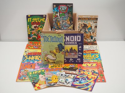 Lot 172 - UNDERGROUND COMIC & MAGAZINE LOT (80 in Lot) -...