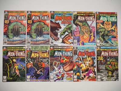Lot 185 - MAN-THING VOL.2 #1 to 9 (10 in Lot - 2 copies...