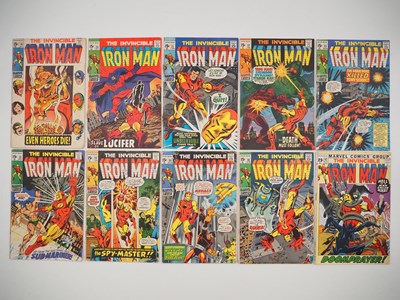 Lot 201 - IRON MAN #18, 20-23, 25, 33, 35, 36, 43 (10 in...