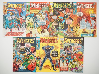 Lot 230 - AVENGERS #82, 83, 84, 85, 86, 87, 88 (7 in...