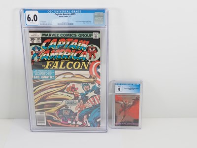 Lot 246 - CAPTAIN AMERICA #209 GRADED 6.0 (FN) WHITE...