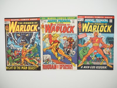 Lot 248 - MARVEL PREMIERE #1, 2 + WARLOCK #1 (3 in Lot) -...