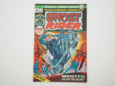 Lot 256 - GHOST RIDER #1 (1973 - MARVEL - UK Price...