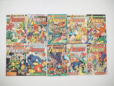 Lot 283 - AVENGERS #130 to 139 (10 in Lot) - (1974/75 -...
