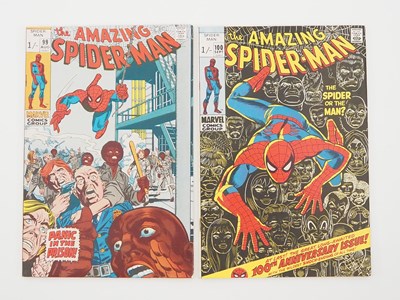 Lot 292 - AMAZING SPIDER-MAN #99 & 100 (2 in Lot) -...