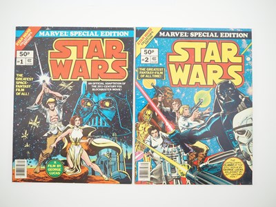 Lot 303 - STAR WARS: MARVEL TREASURY EDITIONS #1 & 2 (2...
