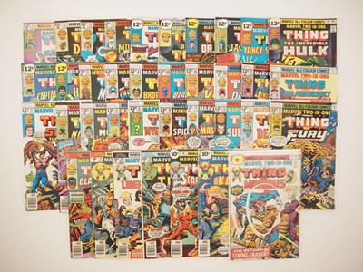 Lot 328 - MARVEL TWO-IN-ONE #15-16, 18-21, 24, 26-55 (37...