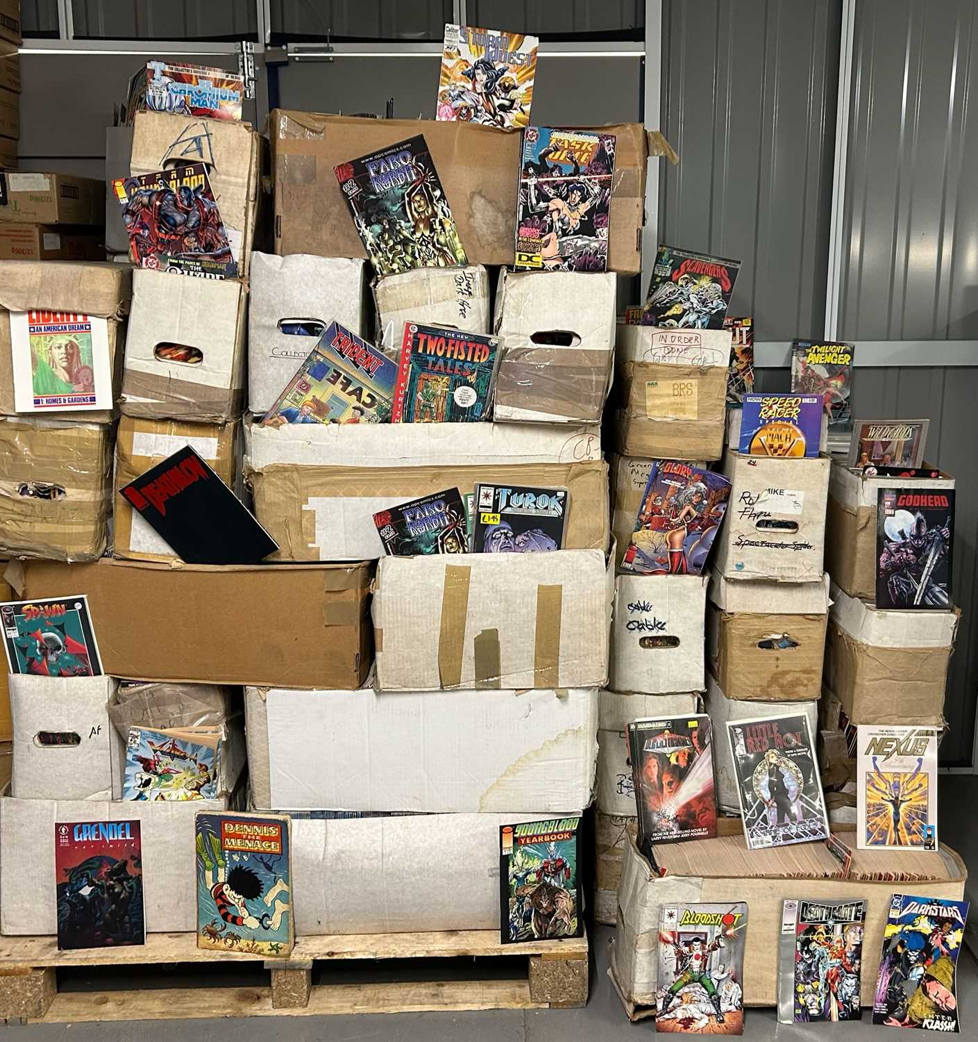 Lot 338 - SAVED FROM STORAGE! (Circa 10,000 COMICS in...