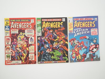 Lot 347 - AVENGERS ANNUAL #1, 2, 3 (3 in Lot) - (1967/69...