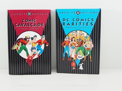 Lot 416 - COMIC CAVALCADE VOL.1 + DC COMICS RARITIES VOL....