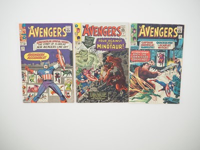 Lot 434 - AVENGERS #16, 17, 18 (3 in Lot) - (1965 -...
