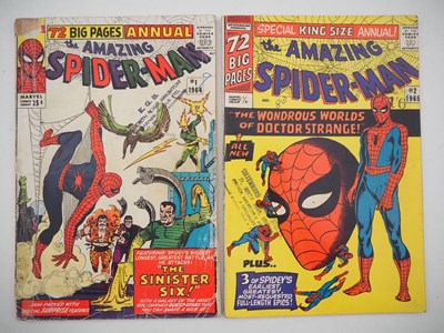 Lot 466 - AMAZING SPIDER-MAN ANNUAL #1 & 2 (2 in Lot) -...