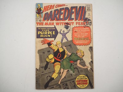 Lot 470 - DAREDEVIL #4 (1964 - MARVEL) - The origin and...