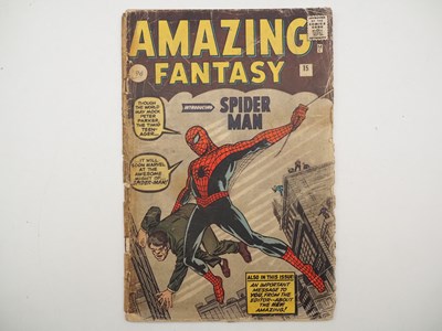 Lot 504 - AMAZING FANTASY #15 (1962 - MARVEL - UK Price...