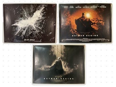 Lot 308 - BATMAN BEGINS (2005) 2 different UK quad...