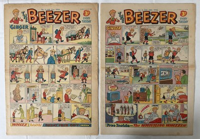 Lot 214 - THE BEEZER #1-2 (1956) 1st and 2nd issues of...