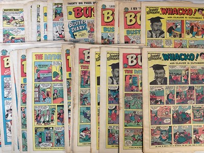 Lot 318 - A collection of c.60 BUSTER comics across 1960-...