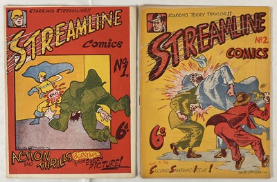Lot 228 - STREAMLINE COMICS #1-2 (1947) Cardal...