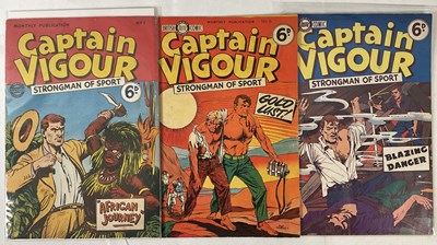 Lot 237 - CAPTAIN VIGOUR #1, 6, 8, (1952, L MILLER and...