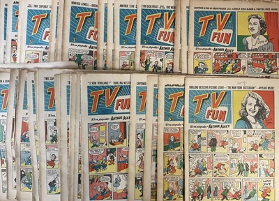 Lot 246 - T.V. FUN - A large group of T.V. fun comics...
