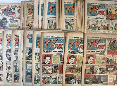 Lot 247 - T.V. FUN - A large group of T.V. fun comics...