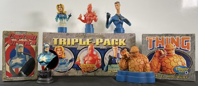 Lot 536 - BOWEN DESIGNS MARVEL mini-bust group (2001)...