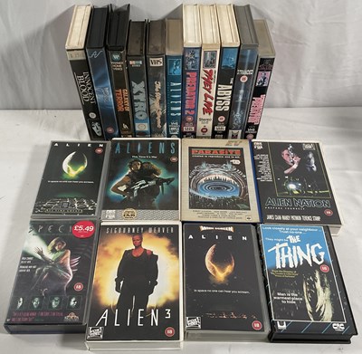 Lot 529 - ALIENS - A collection of sci-fi / Alien movies...
