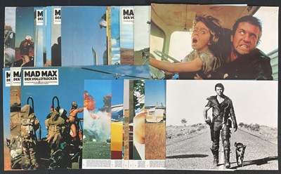Lot 21 - MAD MAX (1979) A full US mini lobby card set...