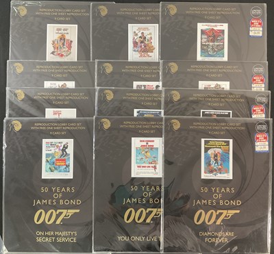 Lot 226 - A group of 12 JAMES BOND reproduction film...