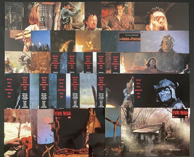 Lot 477 - EVIL DEAD FILM FRANCHISE LOBBY CARDS GROUP - A...