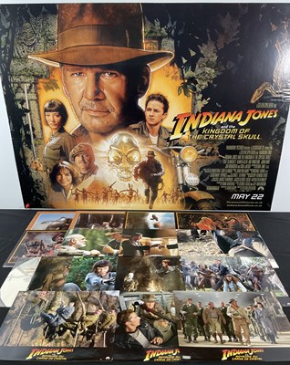 Lot 7 - INDIANA JONES FILM FRANCHISE GROUP - A UK quad...