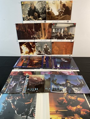 Lot 361 - ALIEN FILM FRANCHISE LOBBY CARD GROUP -...