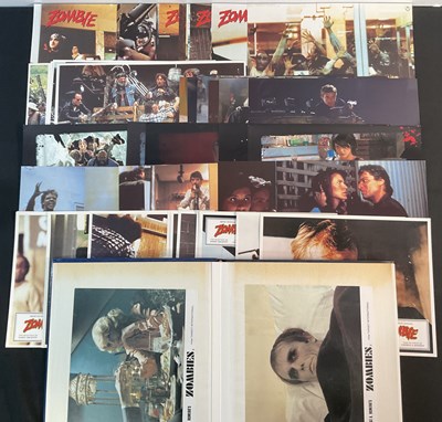 Lot 390 - A group of lobby cards and front of house...