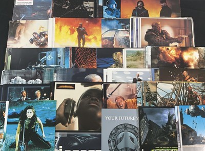 Lot 489 - A large group of sci-fi movie lobby cards,...