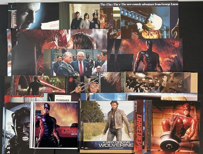 Lot 118 - A group of superhero movie lobby cards...