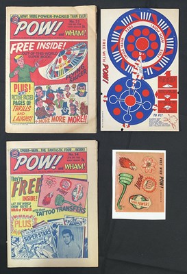 Lot 57 - POW! #52 #54 (1968) British comics both with...