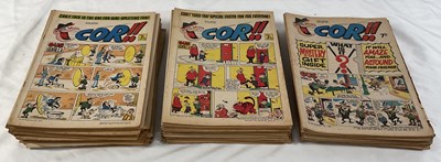 Lot 332 - COR!! - A large group of c.75 British comic...