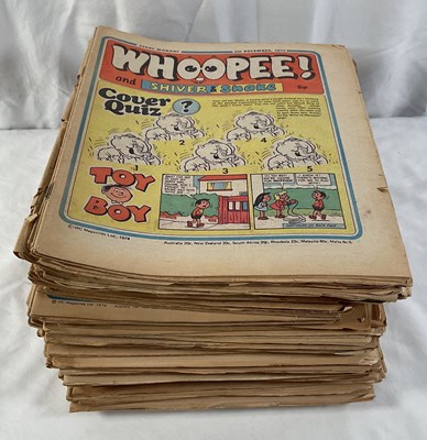 Lot 333 - WHOOPEE! British comic book lot comprising 85...