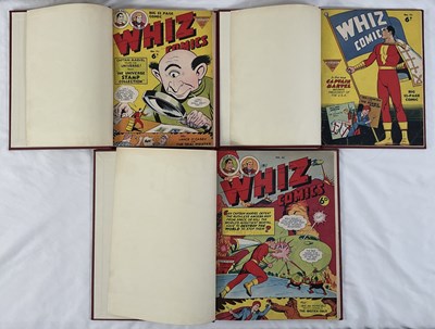 Lot 407 - WHIZ COMICS - 3 bound publisher copies of...