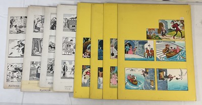 Lot 191 - Original comic book art for PLAYHOUR 1981-83 8...