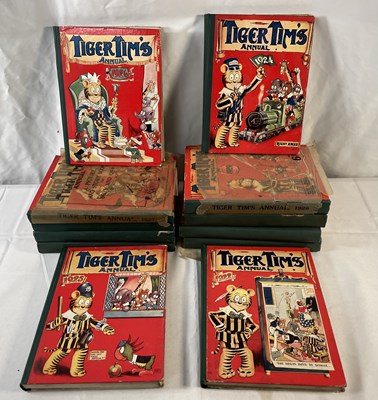 Lot 259 - A group of TIGER TIM’S ANNUALS for years 1922,...